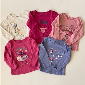 Bundle of 2T Girl’s Tees
